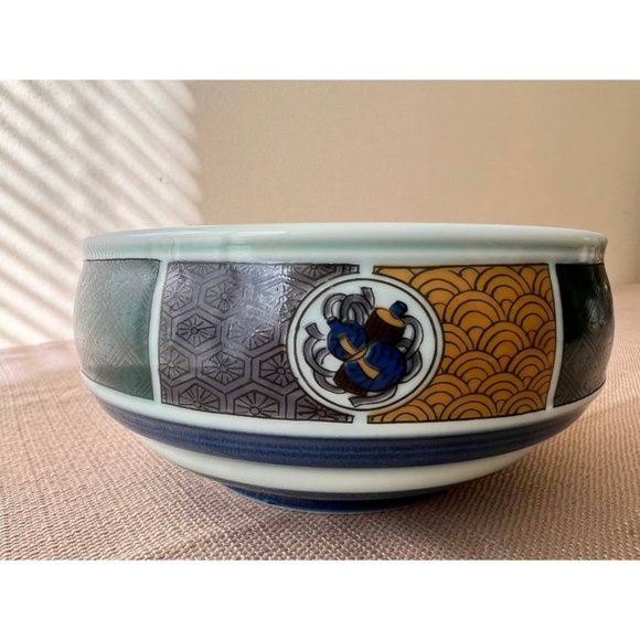 Rare Vintage Japanese Handpainted Arita Ware Bowl - Picture 2 of 6